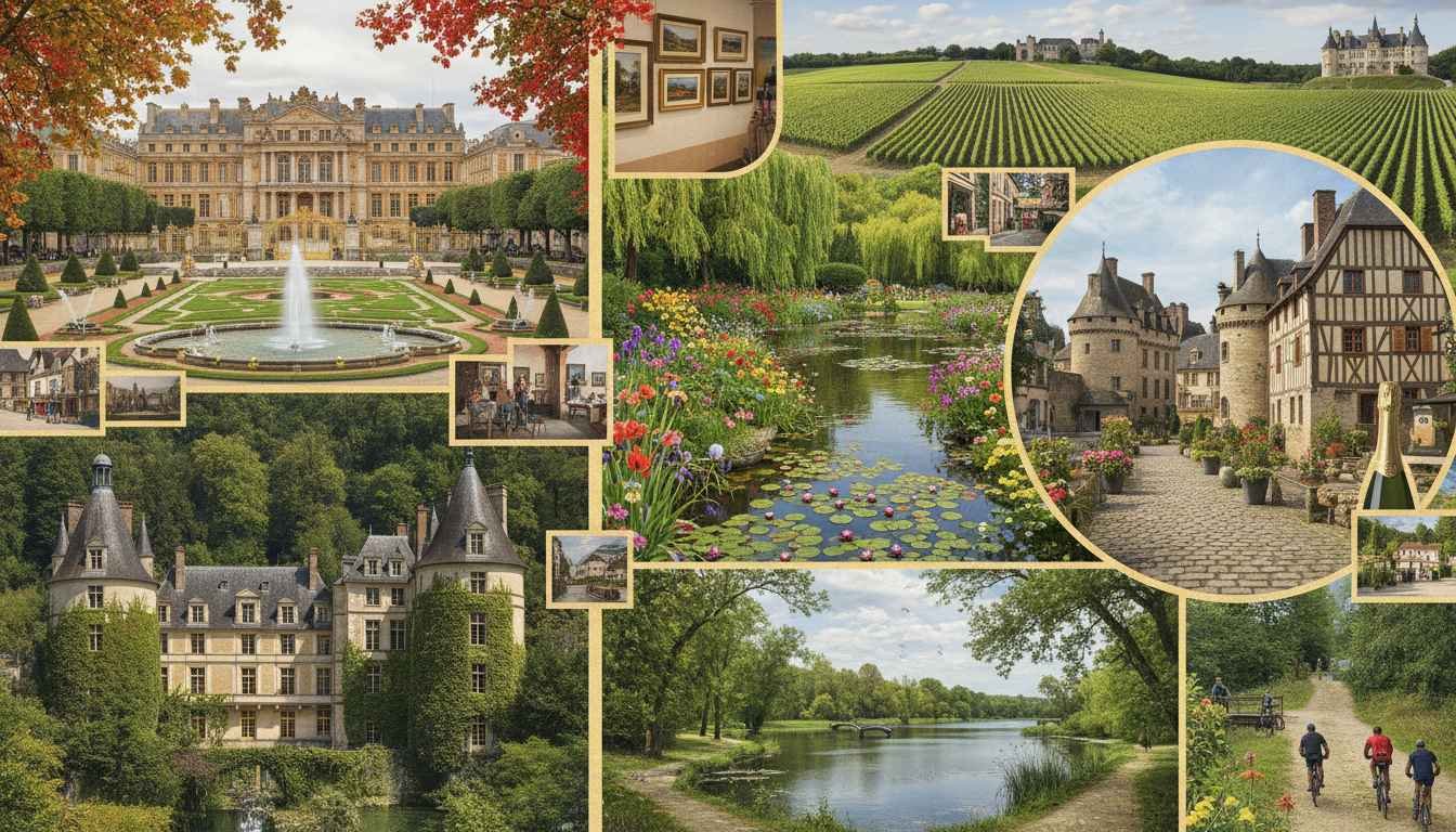 places to visit outside of paris france